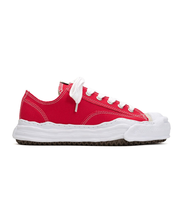 Maison MIHARA YASUHIRO "HANK" OG Sole Canvas Low-top - Red-Preorder Item-Navy Selected Shop