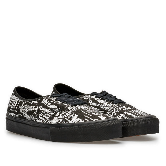 COMME des GARCONS x Vans Message UA Authentic - Black