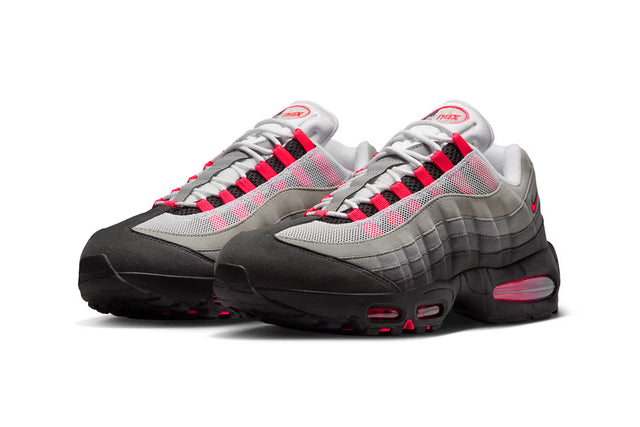 Nike Air Max 95 "Big Bubble" - Black/Medium Ash/Dark Pewter/Solar Red