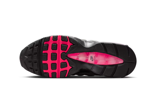 Nike Air Max 95 "Big Bubble" - Black/Medium Ash/Dark Pewter/Solar Red