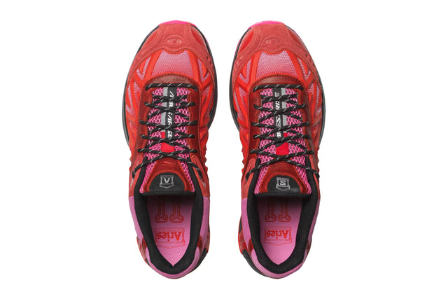 Aries x Salomon Lab XT-Whisper - Fiery Red/Fuchsia Pink/Black