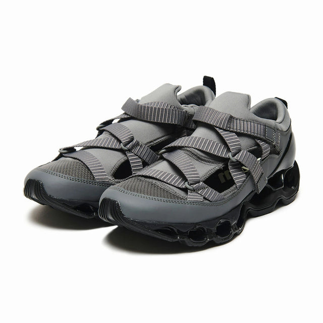Mizuno Wave Prophecy Strap - Grey/Black-Preorder Item-Navy Selected Shop