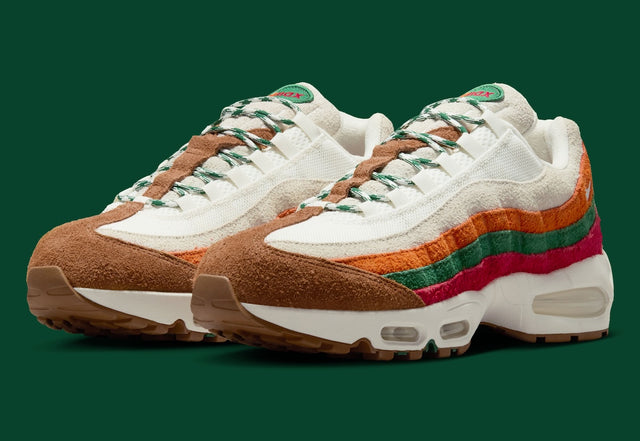 Nike Air Max 95 Big Bubble “7-Eleven” - Sail/Total Orange/Sport Green/Metallic Silver