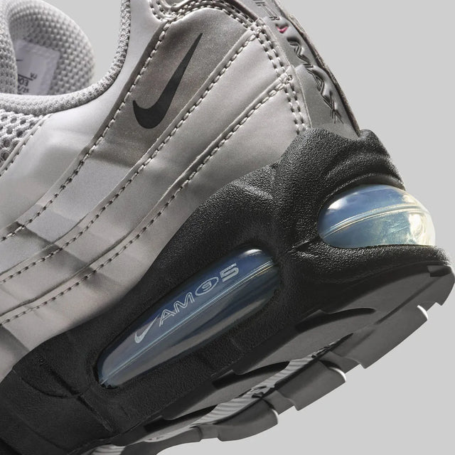 Nike Air Max 95 Big Bubble SE - Metallic Silver/Black/University Red-Preorder Item-Navy Selected Shop