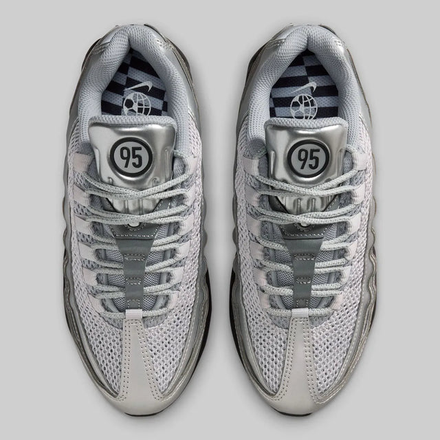 Nike Air Max 95 Big Bubble SE - Metallic Silver/Black/University Red-Preorder Item-Navy Selected Shop