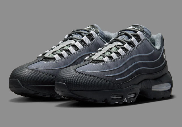 Nike Air Max 95 Big Bubble Tech - Black/Smoke Grey/Metallic Silver/Wolf Grey-Preorder Item-Navy Selected Shop