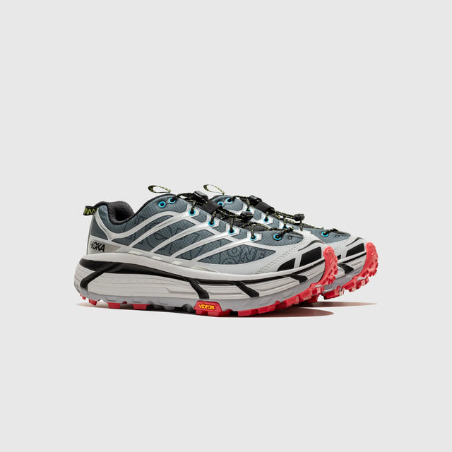 Hoka Mafate Three 2 Wordmark - Ash Grey/Outer Orbit-Preorder Item-Navy Selected Shop