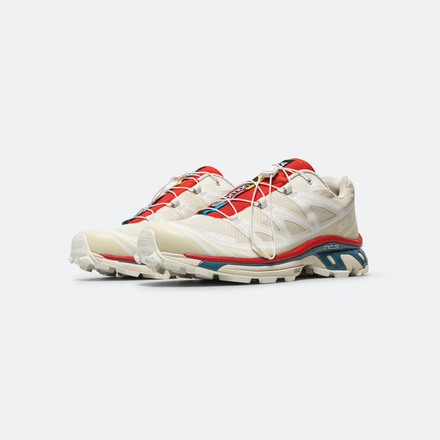 Salomon Lab XT-6 - Almond Milk/Bleached Sand/Aurora Red-Preorder Item-Navy Selected Shop