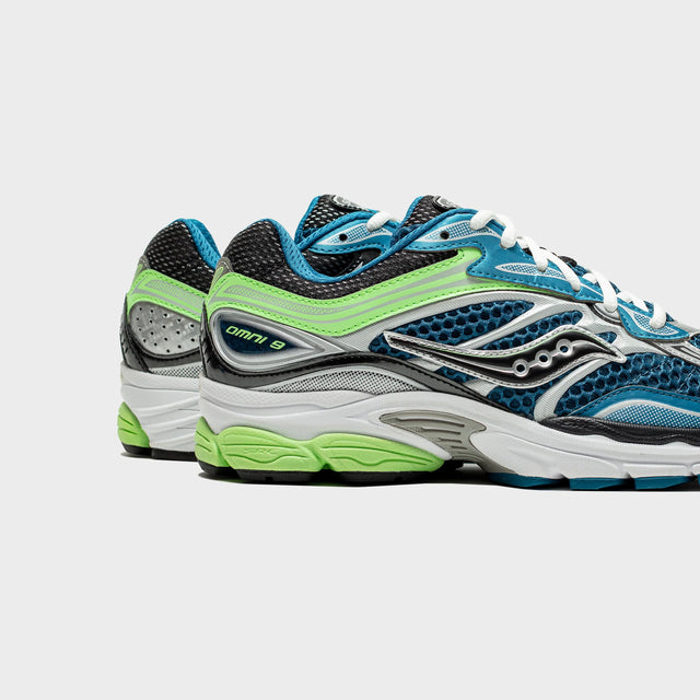 Saucony Progrid Omni 9 - Blue/Lime-Preorder Item-Navy Selected Shop
