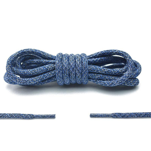 Aholic Multi-Color Shoelaces (迷彩混色鞋帶) - Blue Camo (藍迷彩)-Shoelaces-Navy Selected Shop