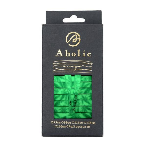 Aholic Hemp Pattern Shoelaces (大麻葉鞋帶) - Glow In The Dark(夜光紀念款)-Shoelaces-Navy Selected Shop