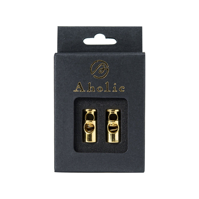 Aholic Lace Lock (經典彈簧扣) - Gold (金)-Shoelaces-Navy Selected Shop