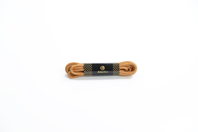 Aholic Anti-Stain Waxed Shoelaces Bundle (上蠟抗污皮鞋鞋帶組合) - 7 Colors (7色)-Shoelaces-Navy Selected Shop