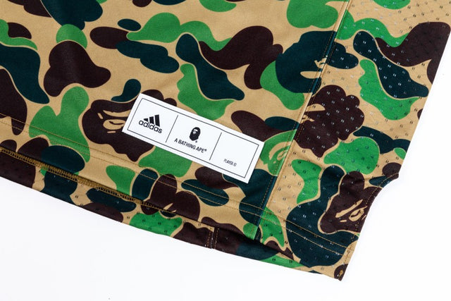 adidas Originals By BAPE Football Jersey - Green Camo-Apparels-Navy Selected Shop