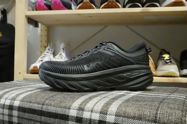 Hoka Bondi 7 - Black/Black-Preorder Item-Navy Selected Shop