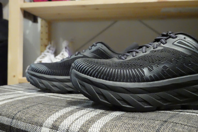 Hoka Bondi 7 - Black/Black-Preorder Item-Navy Selected Shop