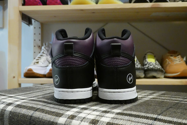 Fragment Design x Nike Dunk Hi - Wine/Black/White-Sneakers-Navy Selected Shop