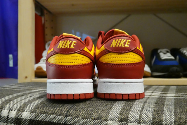 Nike Dunk Low Retro - Midas Gold/Tough Red/White-Sneakers-Navy Selected Shop