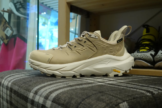 Hoka One One Kaha 2 Low GoreTex - Shifting Sand/Eggnog-Sneakers-Navy Selected Shop