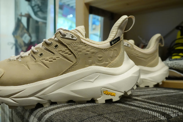 Hoka One One Kaha 2 Low GoreTex - Shifting Sand/Eggnog-Sneakers-Navy Selected Shop