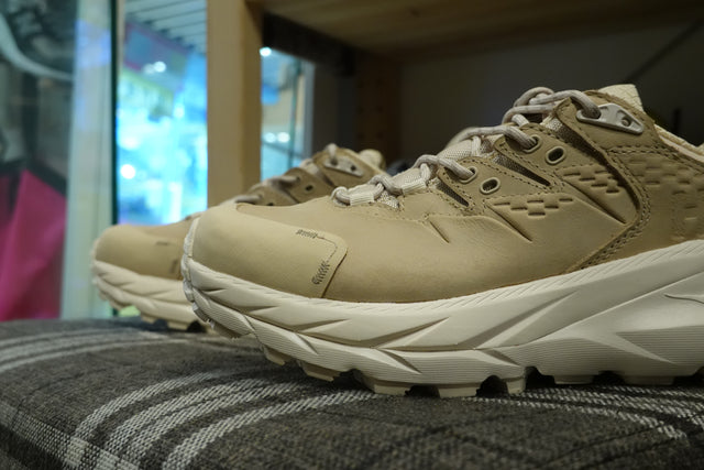 Hoka One One Kaha 2 Low GoreTex - Shifting Sand/Eggnog-Sneakers-Navy Selected Shop