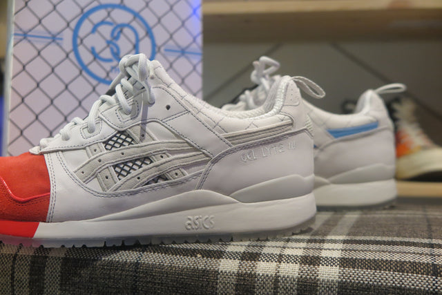 Mita Sneakers x Mitsui x Kunii x Asics Gel Lyte III OG "TRICO 2020" - White/Tricolore-Sneakers-Navy Selected Shop