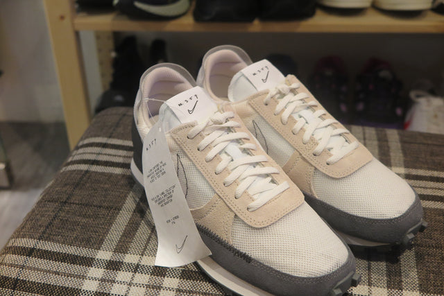 Nike Daybreak Type - Summit White/Black/Light Orewood Brown-Sneakers-Navy Selected Shop