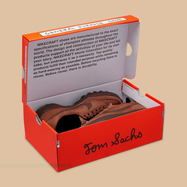 Tom Sachs x NikeCraft General Purpose Shoe - Pecan/Dark Field Brown/Dark Field Brown-Preorder Item-Navy Selected Shop
