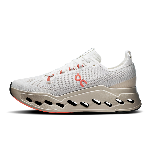 On WMNS Cloudsurfer Max - Ivory/Salmon