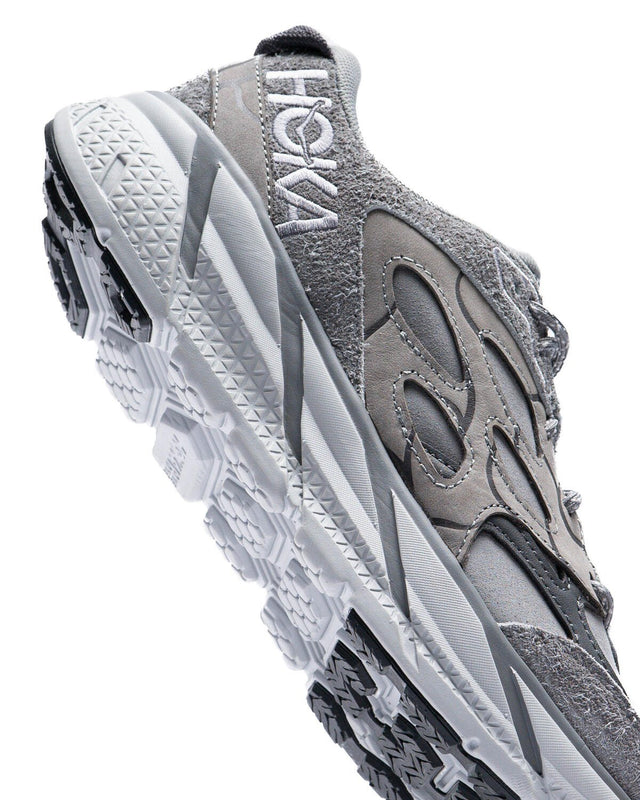 Hoka Clifton L Suede TP - Galactic Grey/Satellite Grey-Preorder Item-Navy Selected Shop