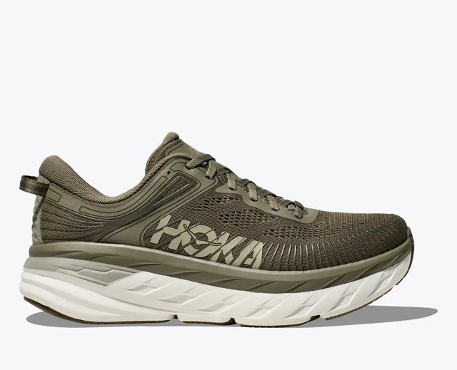 Hoka Bondi 7 - Olive Haze/White-Preorder Item-Navy Selected Shop