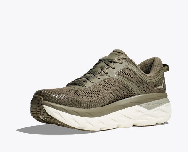 Hoka Bondi 7 - Olive Haze/White-Preorder Item-Navy Selected Shop