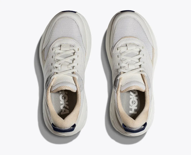 Hoka Bondi L - White/Bellwether Blue-Preorder Item-Navy Selected Shop