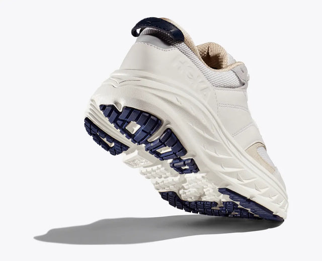 Hoka Bondi L - White/Bellwether Blue-Preorder Item-Navy Selected Shop