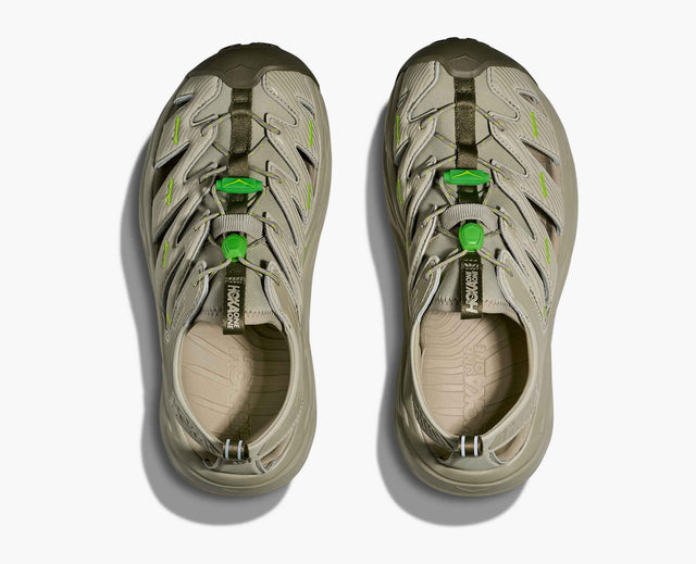 Hoka Hopara - Oyster Mushroom/Neon Lime-Preorder Item-Navy Selected Shop