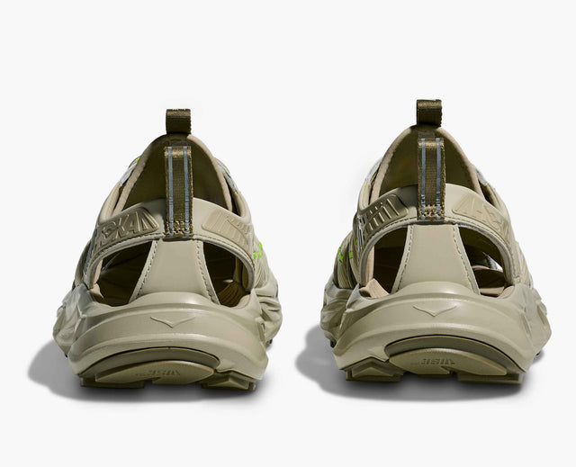 Hoka Hopara - Oyster Mushroom/Neon Lime-Preorder Item-Navy Selected Shop
