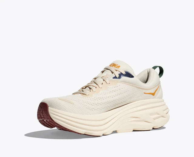 Hoka Bondi 8 - Oat Milk/Alabaster-Preorder Item-Navy Selected Shop