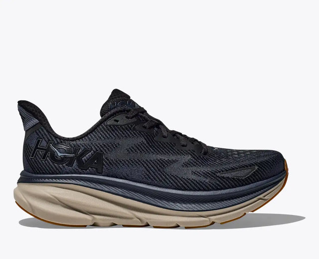 Hoka Clifton 9 - Black/Varsity Navy-Preorder Item-Navy Selected Shop