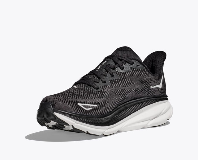 Hoka WMNS Clifton 9 - Black/White-Preorder Item-Navy Selected Shop