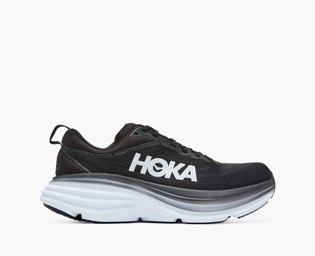 Hoka One One WMNS Bondi 8 - Black/White-Preorder Item-Navy Selected Shop