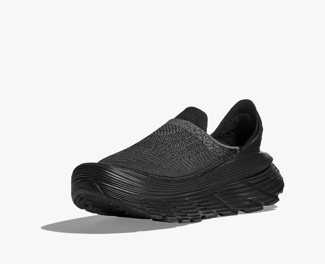 Hoka Restore TC - Black/Black-Preorder Item-Navy Selected Shop