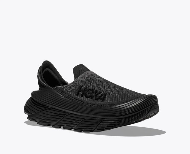 Hoka Restore TC - Black/Black-Preorder Item-Navy Selected Shop