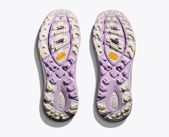 Hoka Mafate Three 2 Wordmark - Alabaster/Iris Flower-Preorder Item-Navy Selected Shop