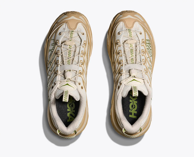Hoka Mafate Three 2 Wordmark - Khaki/Oatmilk