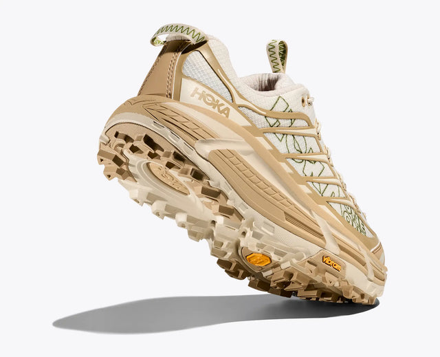 Hoka Mafate Three 2 Wordmark - Khaki/Oatmilk