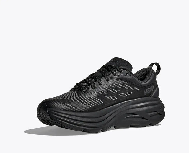 Hoka Bondi 8 TS Caged - Black/Black-Preorder Item-Navy Selected Shop