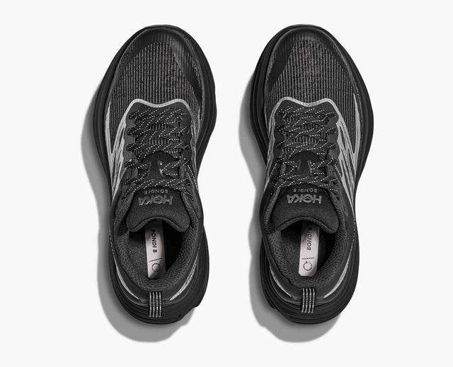 Hoka Bondi 8 TS Caged - Silver/Black-Preorder Item-Navy Selected Shop