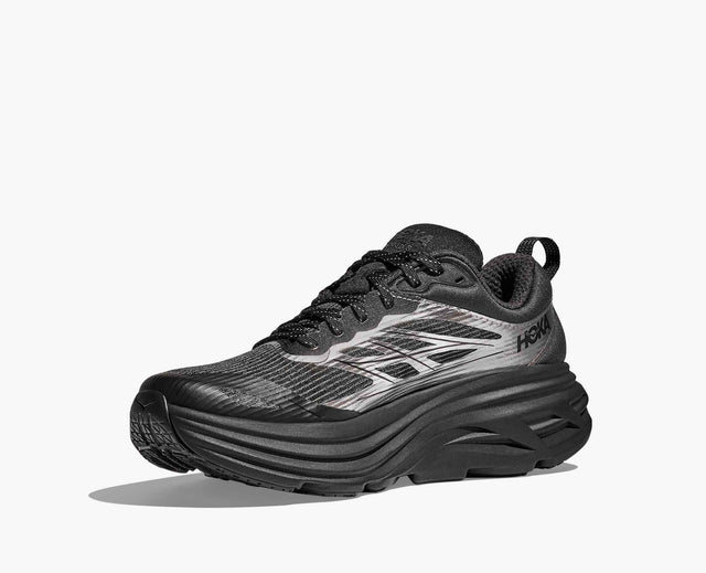 Hoka Bondi 8 TS Caged - Silver/Black-Preorder Item-Navy Selected Shop