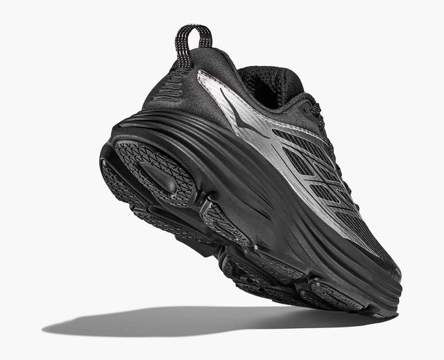 Hoka Bondi 8 TS Caged - Silver/Black-Preorder Item-Navy Selected Shop