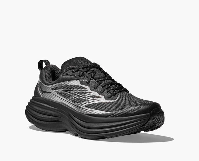 Hoka Bondi 8 TS Caged - Silver/Black-Preorder Item-Navy Selected Shop